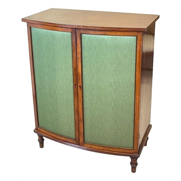 Regency Mahogany Bow Fronted Side Cabinet