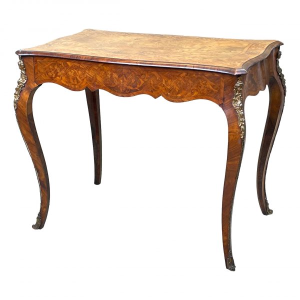 Walnut & Marquetry 19th Century Table