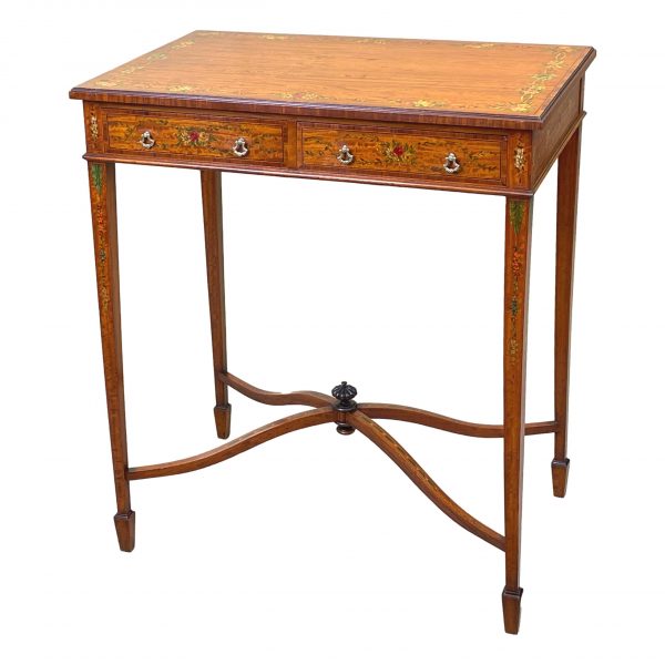 Late 19th Century Satinwood Side Table