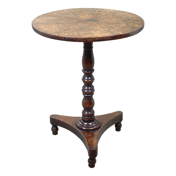 19th Century Yew Wood Wine Table