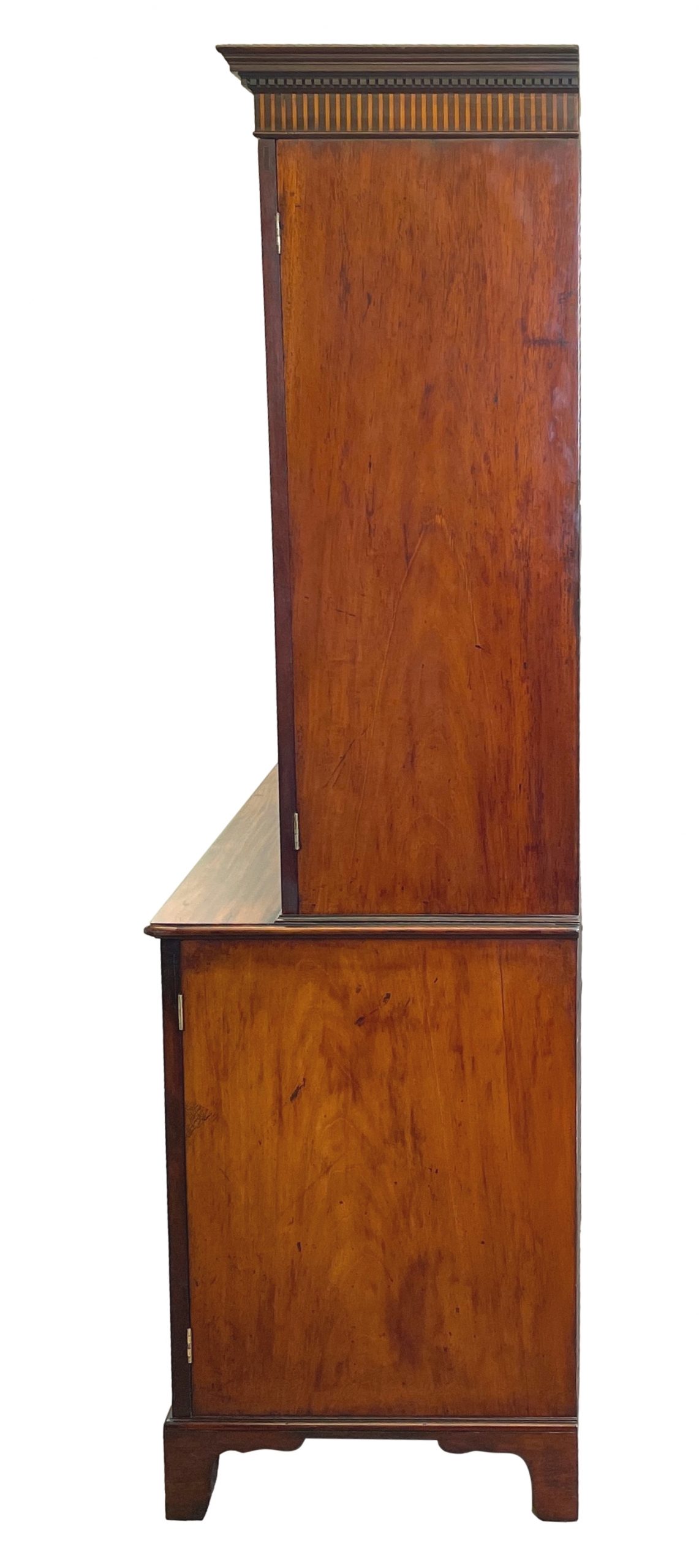 Mahogany Library Bookcase S&S Timms Antiques