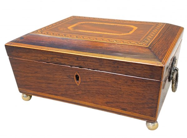 19th Century Rosewood Jewellery Box