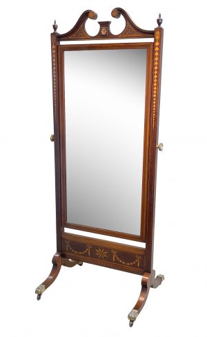 Late 19th Century Cheval Dressing Mirror