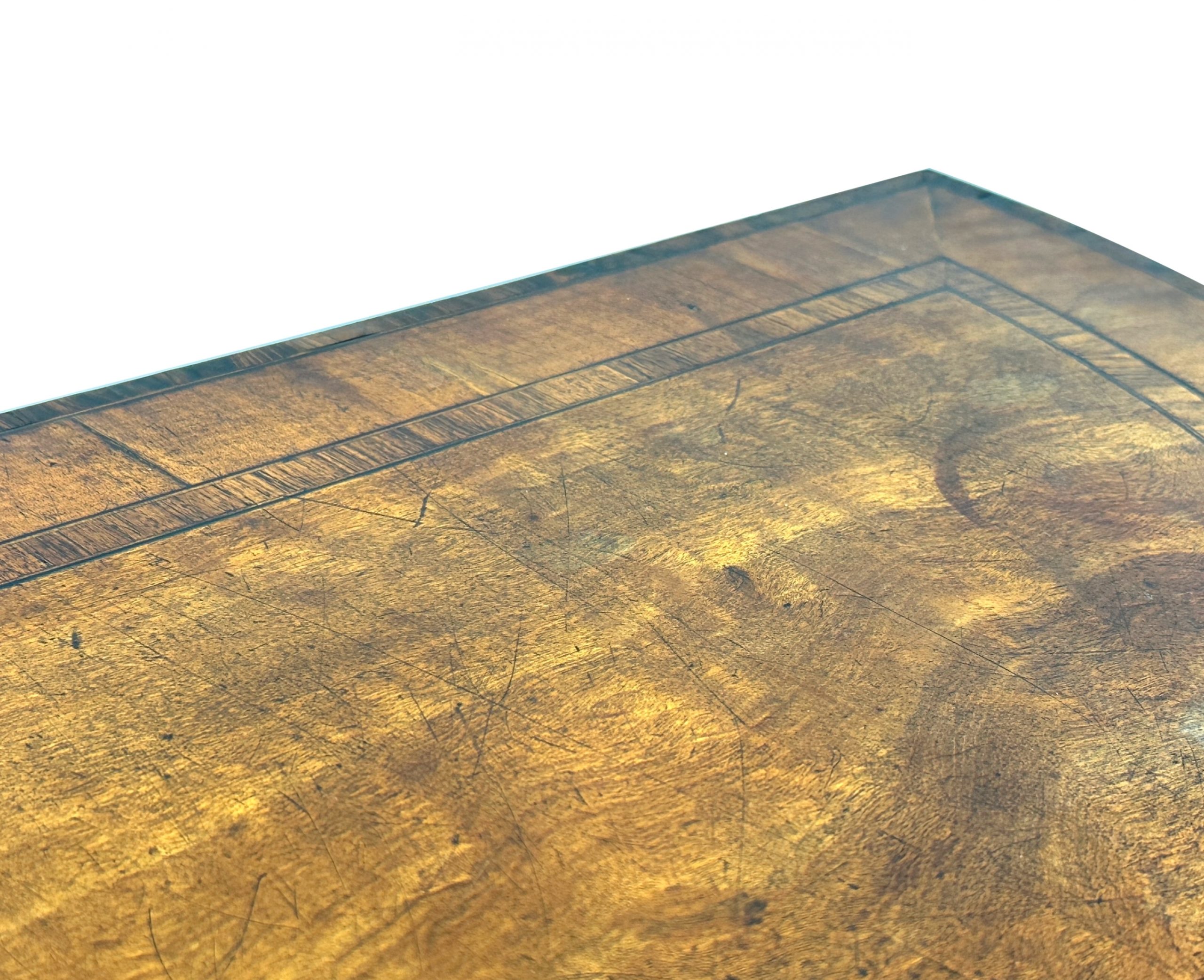 Georgian Satinwood Demi Lune Tea Table – S&S Timms Antiques