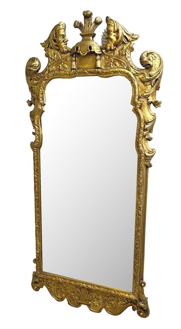 Late 19th Century Gilt Wall Mirror