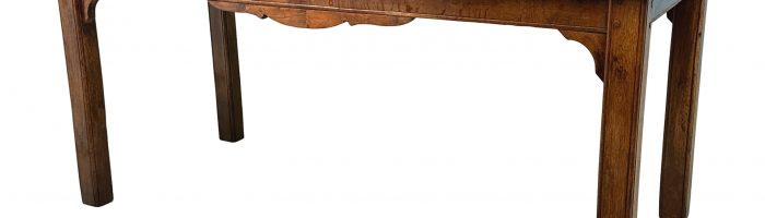 French 19th Century Oak Farmhouse Dining Table