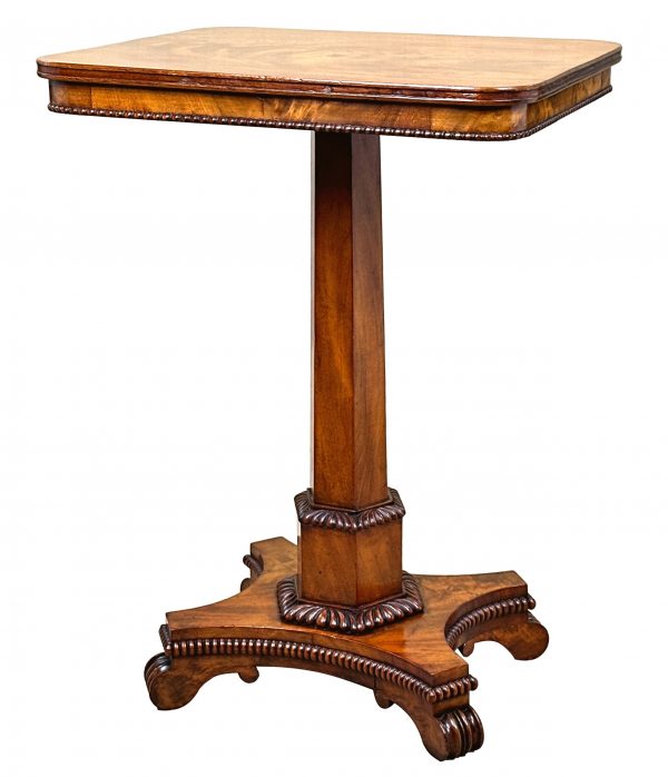 Regency Mahogany Rectangular Lamp Table