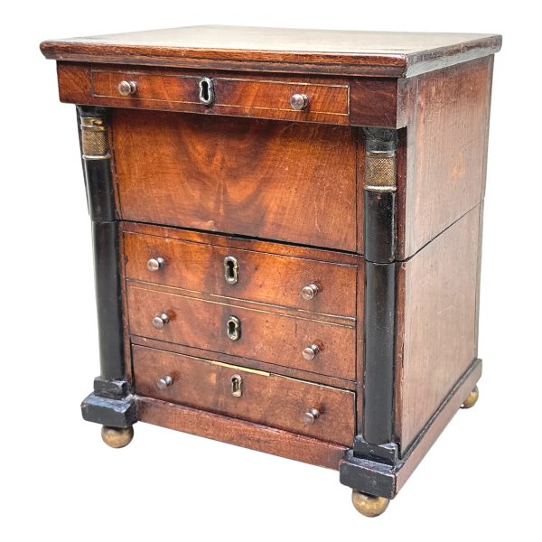 19th Century Mahogany Miniature Escritoire