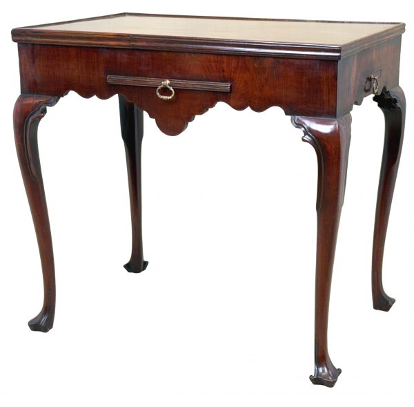 Rare 18th Century Mahogany Chess & Backgammon Games Table