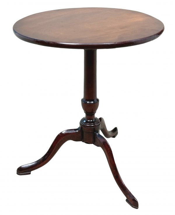 Georgian 18th Century Miniature Mahogany Tripod Table