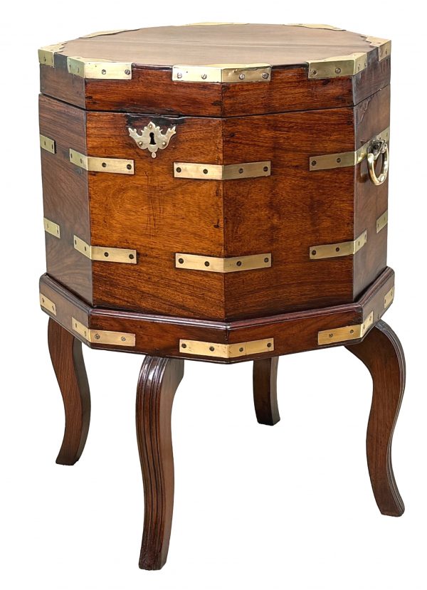 Anglo-Indian 18th Century Georgian Padouk Cellarette