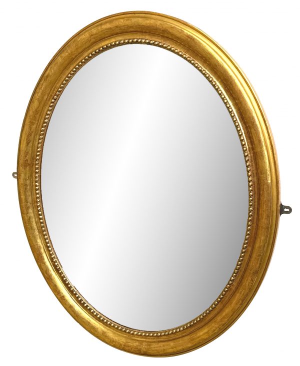 Mid 19th Century Oval Gilt Victorian Mirror