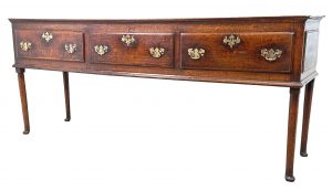 Mid 18th Century Georgian Oak Padfoot Dresser Base