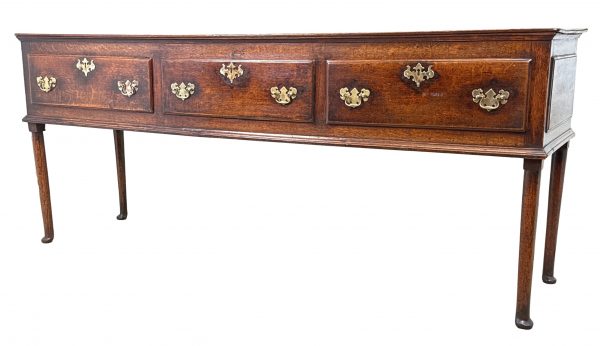 Mid 18th Century Oak Padfoot Dresser Base