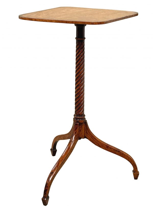 Fine Regency Period Kingwood Square Wine Table