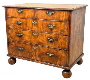 Early 18th Century Queen Anne Walnut Chest
