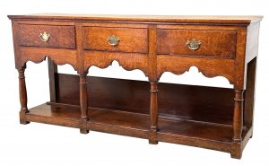 Small Mid 18th Century Oak Dresser Base