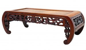 Oriental Hardwood 19th Century Opium Coffee Table