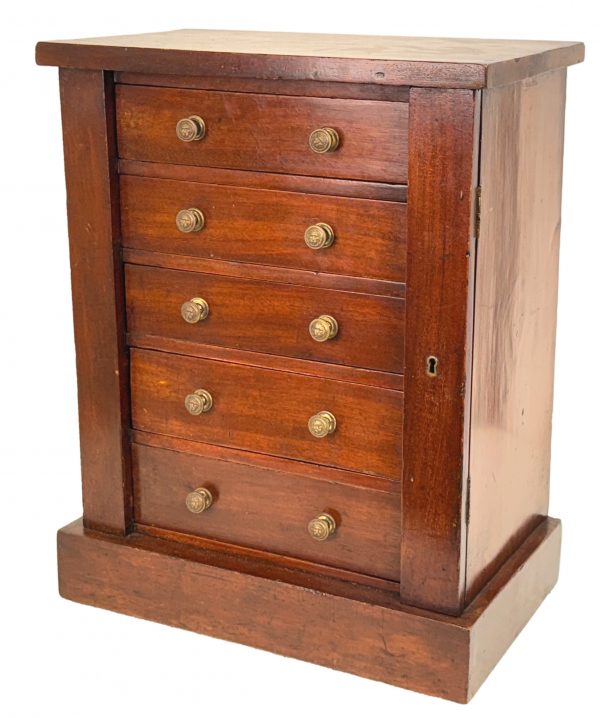 Mid 19th Century Mahogany Childs Wellington Chest