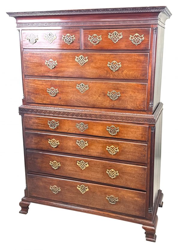 Fine 18th Century Chippendale Mahogany Tallboy