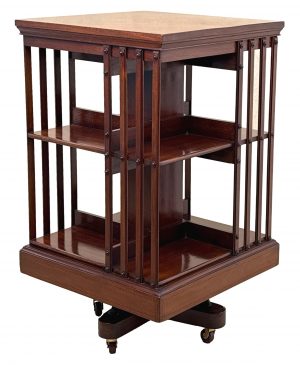 Mahogany Late 19th Century Revolving Bookcase