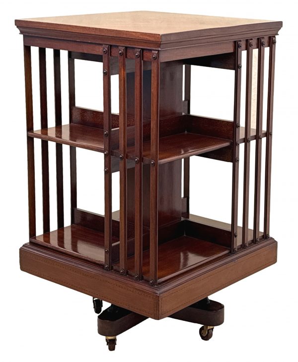 Mahogany Late 19th Century Revolving Bookcase