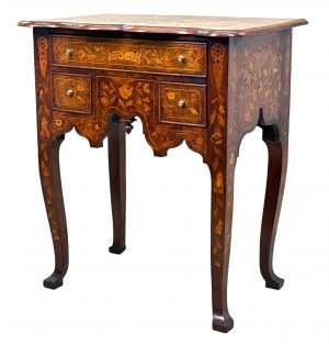 Mid 18th Century Walnut & Marquetry Inlaid Lowboy