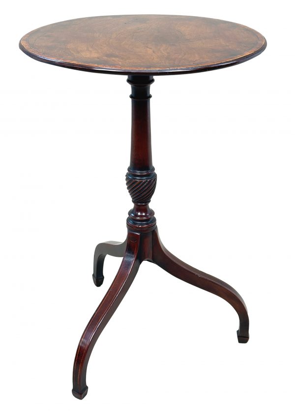 Rare Georgian 18th Century Mahogany Wine Table Kettle Stand