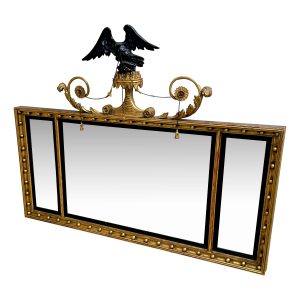 Regency Rectangular Giltwood Overmantle Mirror