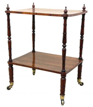 19th Century Rosewood Two Tier Étagère