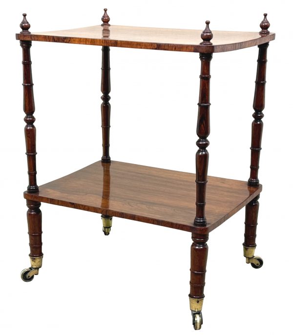 19th Century Rosewood Two Tier Étagère
