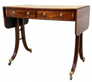 Small Regency Rosewood Sofa Table Early 19th Century