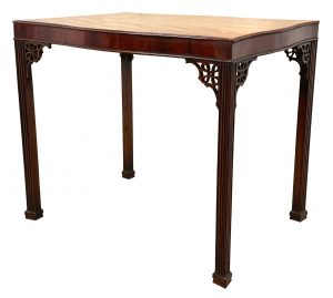 18th Century Georgian Mahogany Silver Table