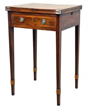 Georgian 18th Century Mahogany Patience Card Games Table