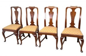 Set Of 4 18th Century George I Walnut Dining Chairs