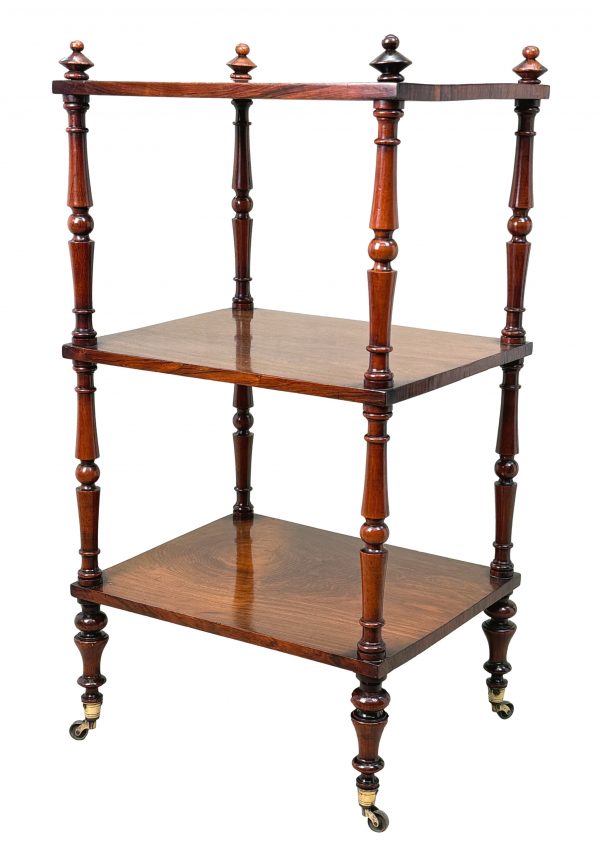 Mid 19th Century Small Rosewood Étagère Whatnot