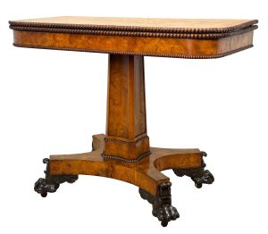 Early 19th Century Pollard Oak Tea Table, Regency Period English