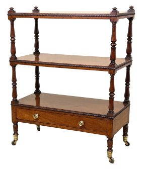 Superb Quality Regency Mahogany Étagère Whatnot, Early 19th Century