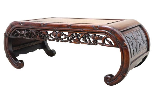 Oriental Hardwood 19th Century Opium Coffee Table, Chinese Export