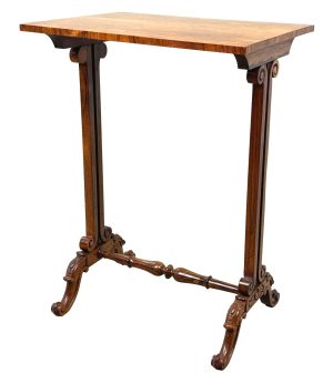 Fine Quality Regency Period Rosewood End Table, 19th Century English