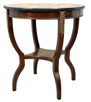Late 19th Century Circular Specimen Marble Occasional Table By James Shoolbred