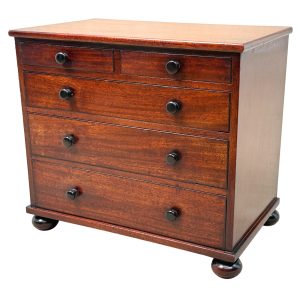 Mid 19th Century Mahogany Miniature Chest Of Drawers