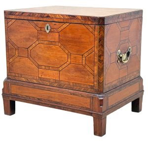 Rare 18th Century Satinwood & Kingwood Box Cellarette, George II Period