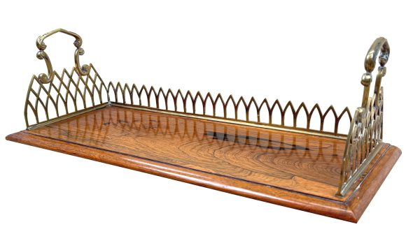 Regency Rosewood & Ormolu Book Carrier, Early 19th Century
